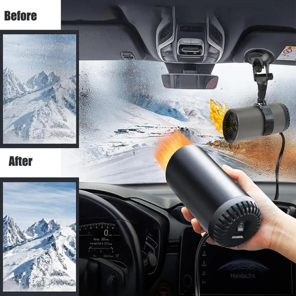 Портативный электрический автомобильный обогреватель с присоской, вентилятор воздушного охлаждения 12 В, обогреватель стекол, обогреватель 200 Вт, осушитель, лобовое стекло, обогреватель