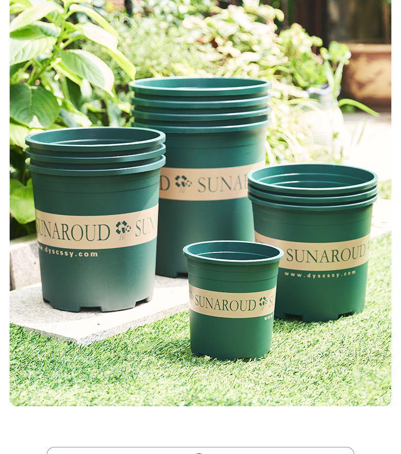 Large Thickened Resin Flower Pot for Balcony or Patio
