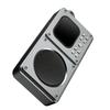Портативный многофункциональный плеер FM-музыкальный плеер Bluetooth 5.4 MP3 с 2,01-дюймовым экраном, динамик с усиленным басом, поддержка
