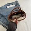 Street Style Woven Basket Bag With Soft Structure For Summer Outings