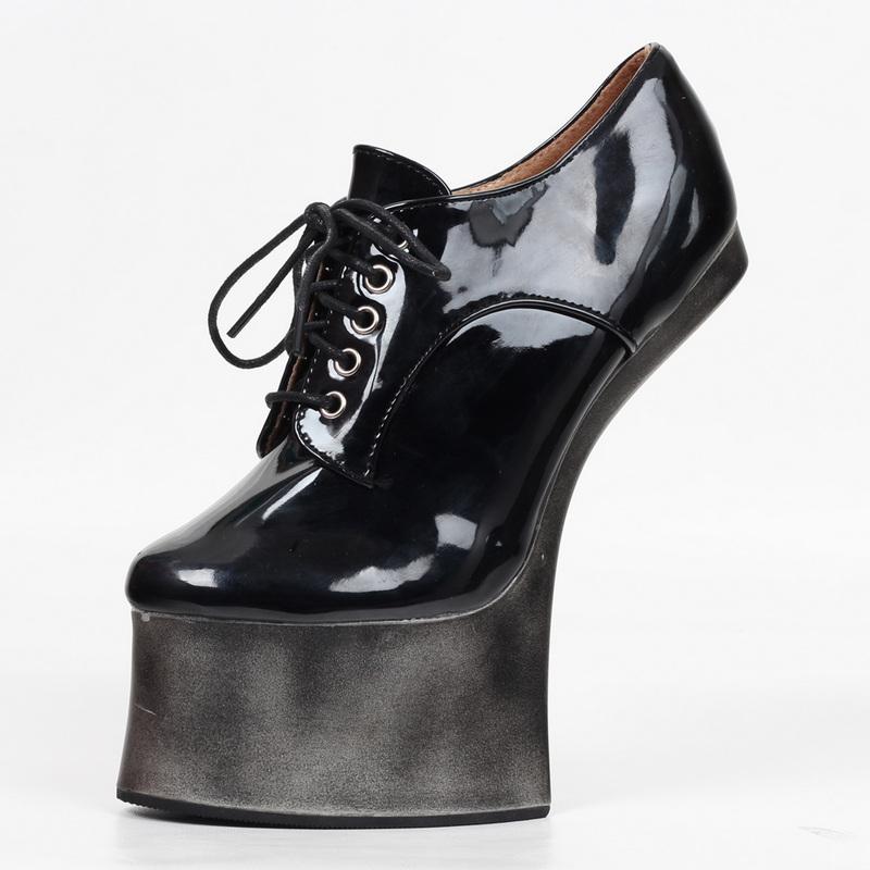18СМ Платформа без каблука, Ботильоны «ню», Женские сексуальные лаковые туфли для танцев, Мужской фетиш, Ботильоны на высоком каблуке, Ботильоны до щиколотки, Дропшиппинг