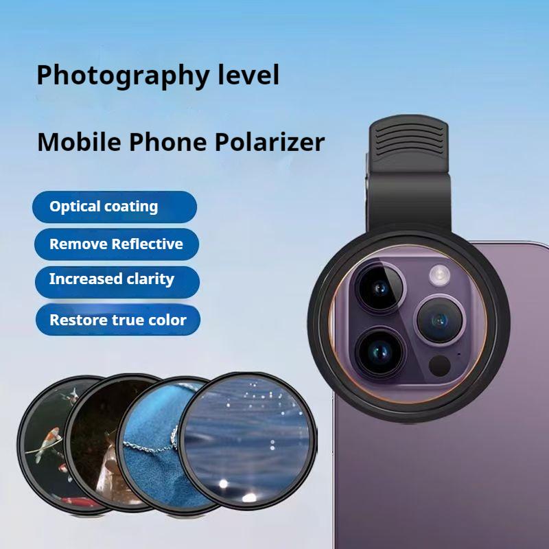 52mm 67mm Cpl Polarizer Filter For Iphone Android Smartphone Camera Lens For Water Glass Building Photography