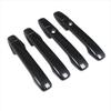 RUIQ Exterior Outer Door Handle Covers for Honda New Custom Full Coverage Type Carbon N-BOX/N-BOX (JF5/JF6) - (Black Fiber)
