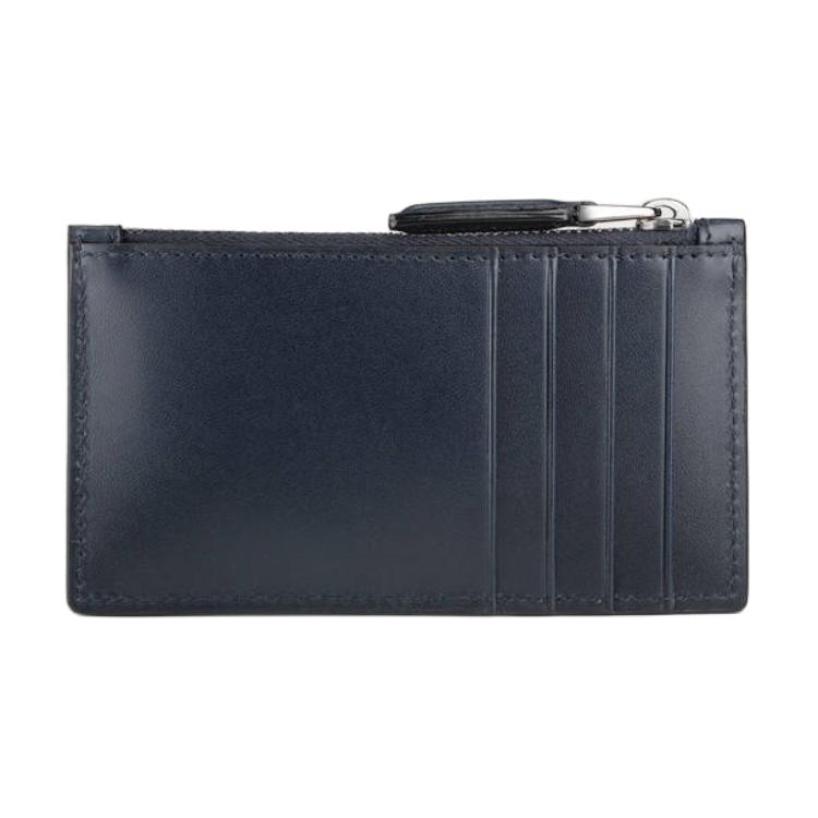 Gucci Signature Double G Logo Embossed Leather Card Holder Unisex Card Holder Dark-Blue 779876-CWC1N-4009