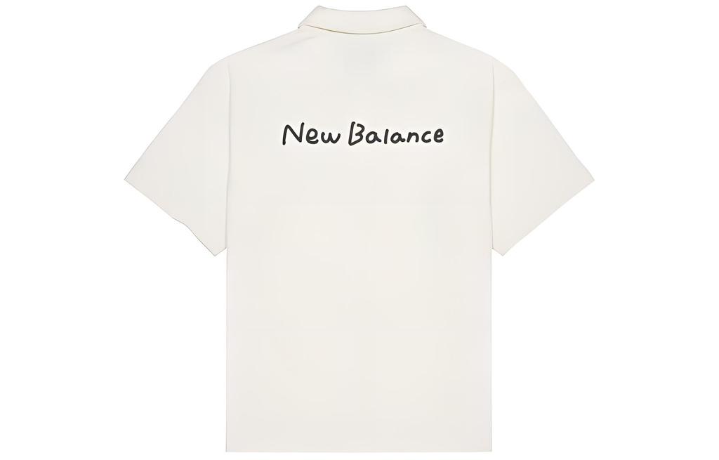 New Balance Polo Shirt Unisex White NFE27011-IV