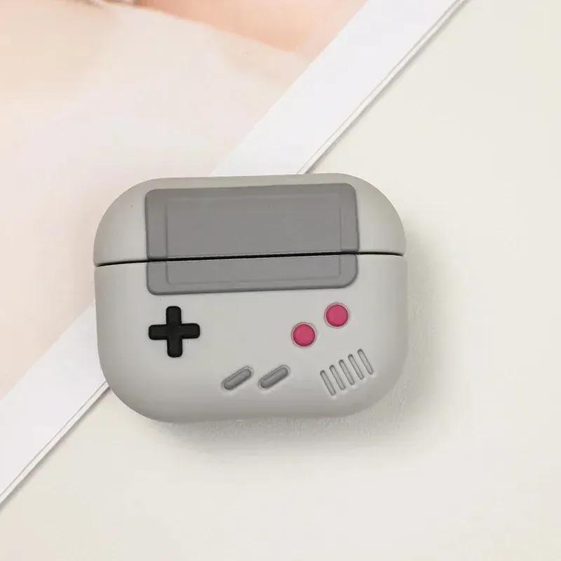Fashion Classic Retro Game Console Earphone Case For Airpods 4 1 2 3 Pro For AirPods Pro2 Generation Gameboy Silicone Headpho