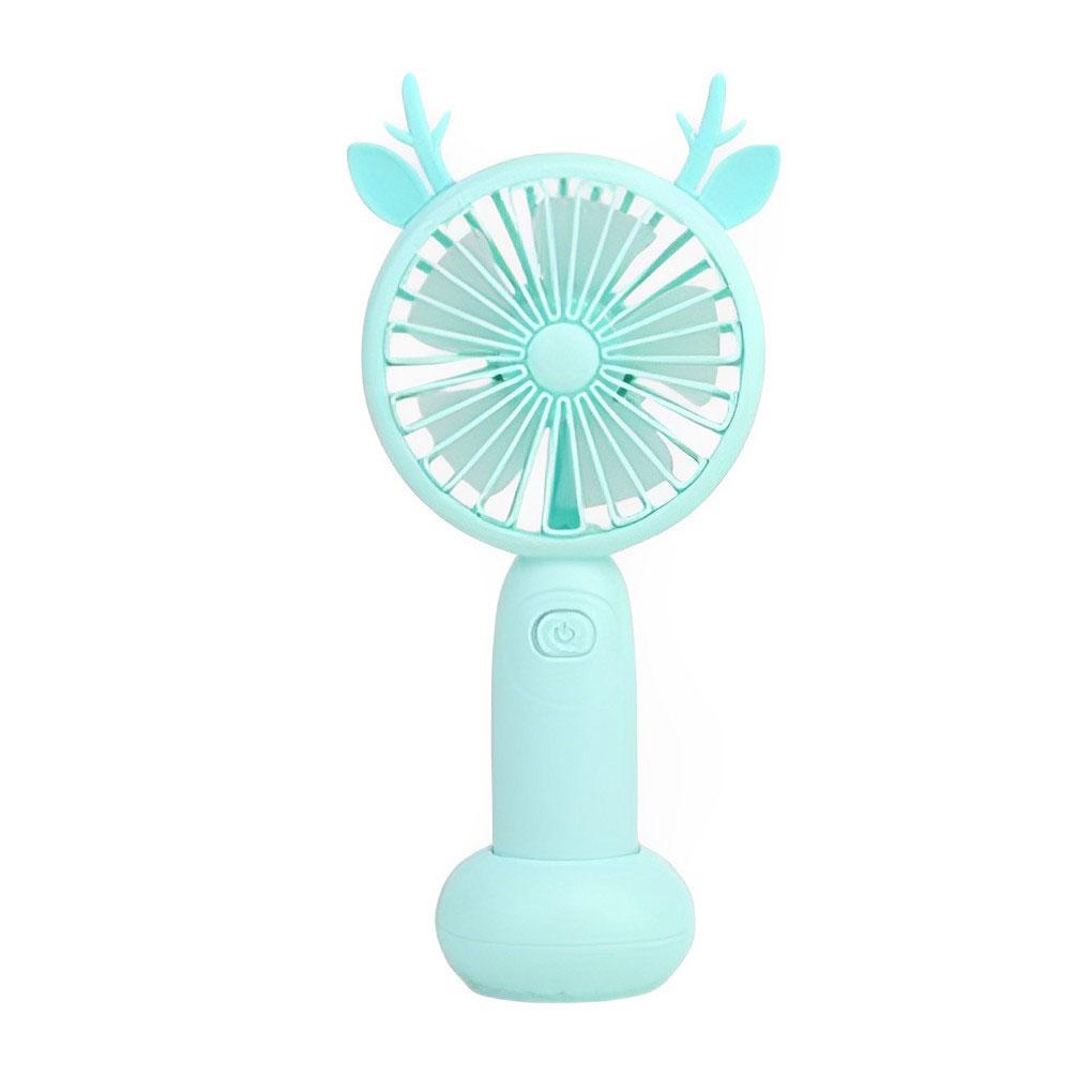 Portable Mini Handheld Small Desk Fan Cooler Cooling USB Rechargeable Fan