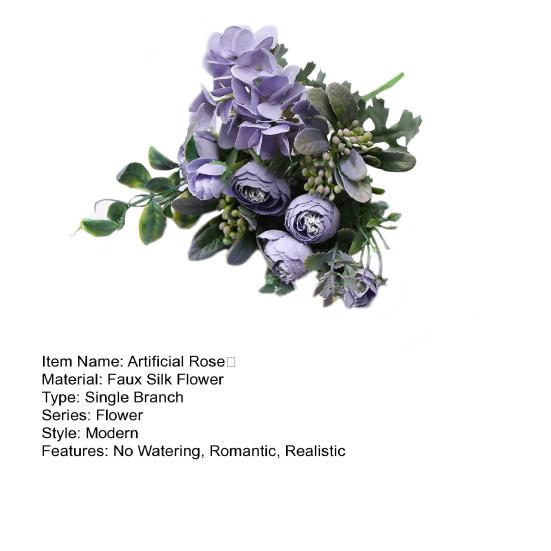 Искусственный цветок без полива, красивые украшения стола разных цветов, красивый букет роз