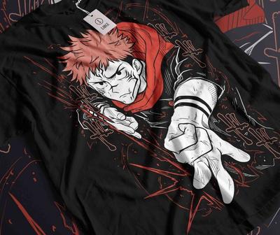 Футболка Рёмэн Сукуна Jujustu Kaisen jujutsu kaisen Ужас подарок Футболка Все Размеры