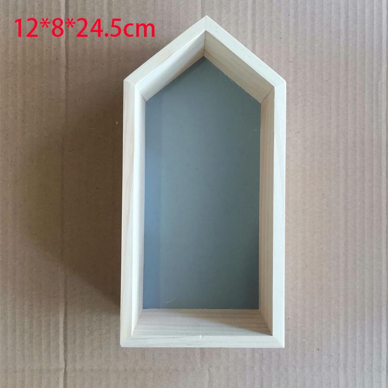 Wooden Creative Storage Rack Children'S Room Bedroom Wall Decoration Storage Rack Wall Shelf For Home Office Decorative Storage