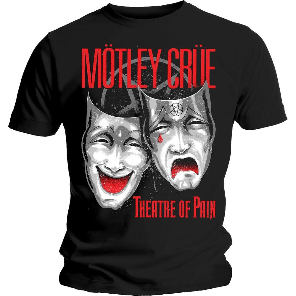 Motley Crue Theatre of Pain Rock Metal Official Mens T-Shirt