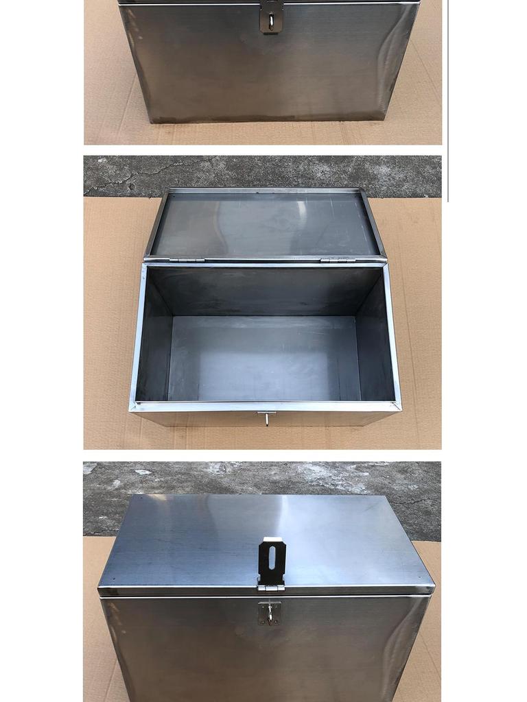 Запираемый ящик для инструментов из нержавеющей стали - Большой органайзер для крепления в автомобиль