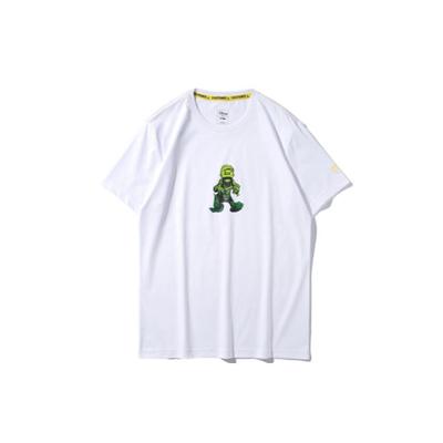 Li-Ning X Disney Joint Limited Edition Mickey And Friends Cartoon Print Short Sleeve T Shirt Men Tops White AHSP065-1
