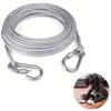 Durable and Lightweight Dog Leash-stainless Steel Rotatable Buckle-is Very Suitable for Outdoor, Courtyard and Camping Use.