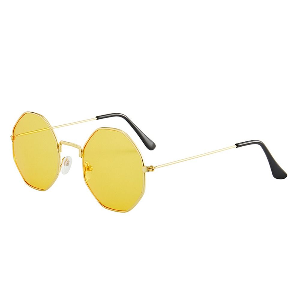 Sun-Protective Driving Glasses Polygonal Shape Eyewear Fishing Sunglasses for Women Man