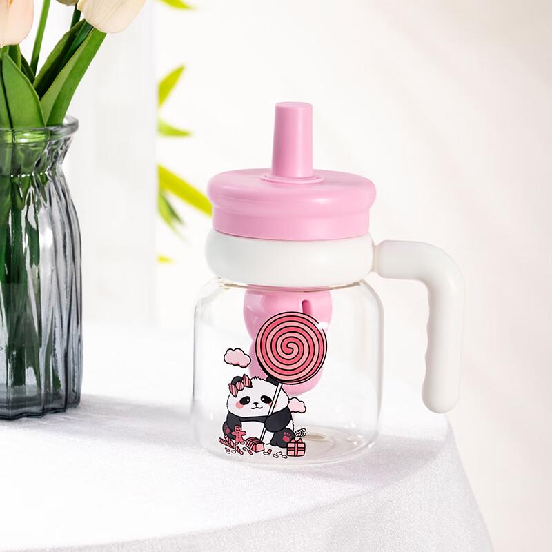 Shanchongshan Gourd-Shaped High Borosilicate Glass Bottle with Straw