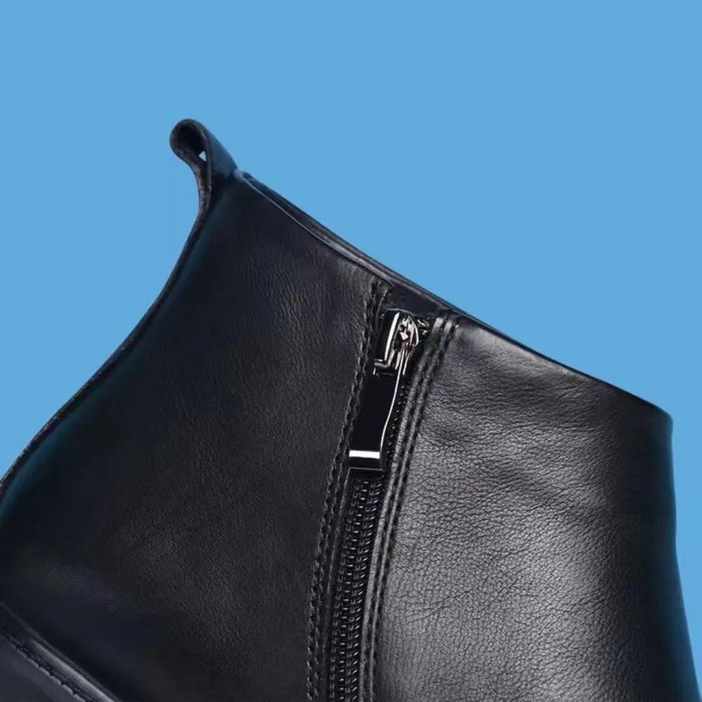 Мужские кожаные туфли Chelsea Boots Solid Color Business Dress Botas Para Hombres Microfiber Tenis Masculine Microfiber 2024 НОВИНКА