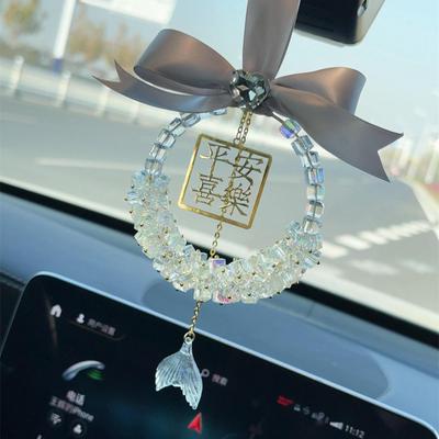 Автомобильное зеркало заднего вида, подвесное украшение, декоративный универсальный подарок, весенний фестиваль, автомобильный
