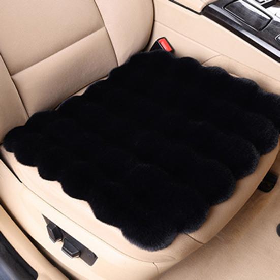 Комплект из 3 утолщенных плюшевых подушек для автомобильного сиденья, износостойких, нескользящих