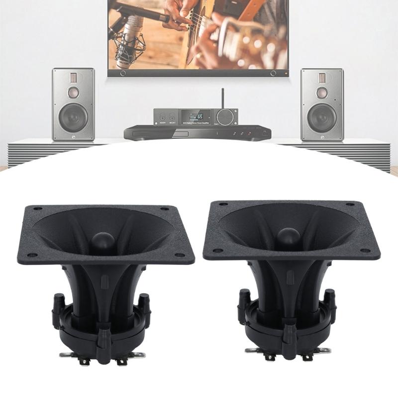 2 шт. 3-дюймовых 85-мм твитеров Пьезоэлектрические твитеры Громкоговоритель Керамический излучатель Высокочастотный квадратный музыкальный динамик