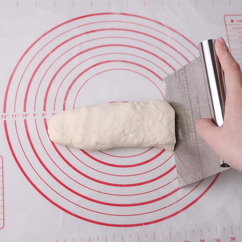 1 шт. скребок для теста из нержавеющей стали, нож для пиццы, измельчитель с измерительной шкалой, многоцелевой разделитель для торта и хлеба, весы, нож