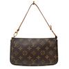 Б/у Monogram Pochette Accessoires M51980 Холст Коричневый Аутентичный 1222