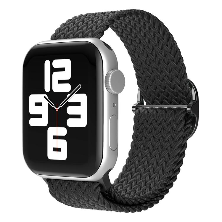 Плетеная петля Solo для Apple Watch Band 44 мм, 40 мм, 45 мм, 41 мм, 49 мм, 42 мм, 38 мм, эластичный браслет IWatch Series 7, 3 SE, 6, 8, ультра-ремешок для ремешка для наручных часов