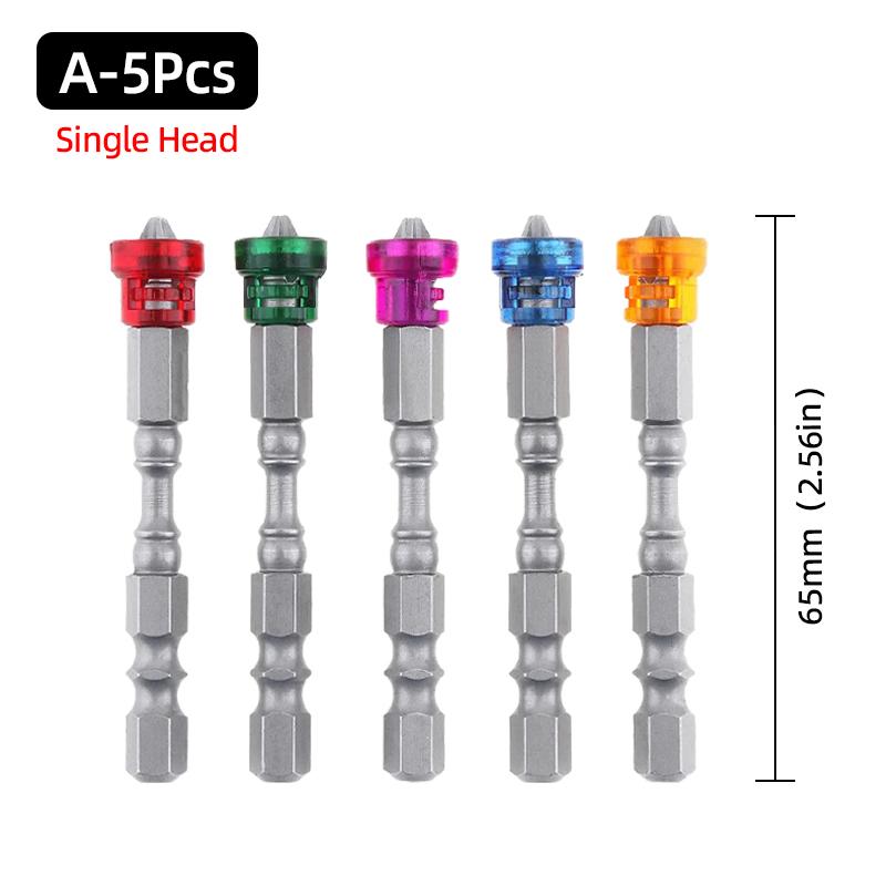 65/100mm Magnetic Drills Screwdriver Bits S2 Steel Cross Head Screw Driver Phillips Screwdrivers Kit Double Magnetize Tools