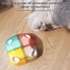 Interactive Automatic Whack-A-Mole Cat Toy Smart Hide And Seek Cat Feather Toy 4-Hole Electronic Kitten Teaser for Indoor Cats
