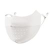 UV Protection Solid Color Hanging Ear Type Face Cover Ice Silk Mask Sunscreen Mask Face Scarf
