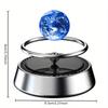 Premium Solar-Powered Car Aromatherapy Diffuser - Aluminum Alloy, Long-Lasting Light Fragrance Holder for Small Cars, Creative Central Console Decor