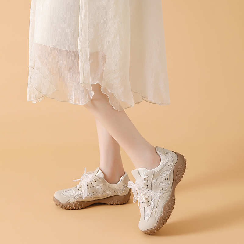 Fashion Slip-resistant Outdoor Tenisse For Women Golf Sneakers For Lady Brown Women's Shoes Sports Special Festival Global Brands