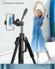 Multi-Angle Phone Holder with Fill Light for Live Streaming and Outdoor Photography