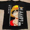 Japanese Anime Luffy One Piece One Piece Pirate King High Street Casual Student Japanese Short Tee Anime Top T Shirt