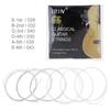 6pcs/set Classical Guitar Strings 028-043 Inch Steel Core Silver-Plated Copper Alloy