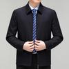 Высококачественная шерстяная куртка для мужчин среднего возраста на весну и осень, новые пальто для отцов среднего и пожилого возраста, шерстяные топы с лацканами для руководителей