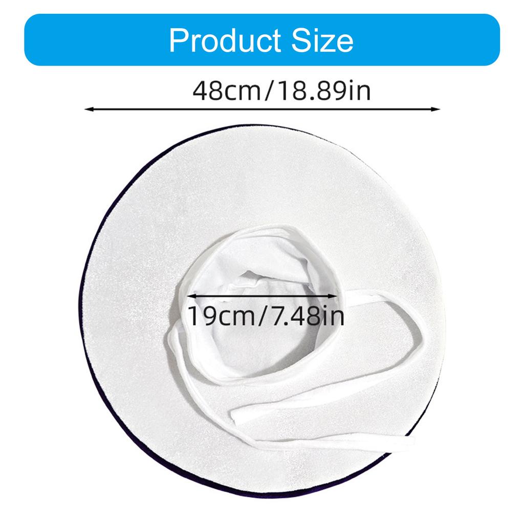 Lovely Mushroom Hat With Adjustable Neckties Soft Polyester Costume Accessory Headwear For RolePlay Halloween Party