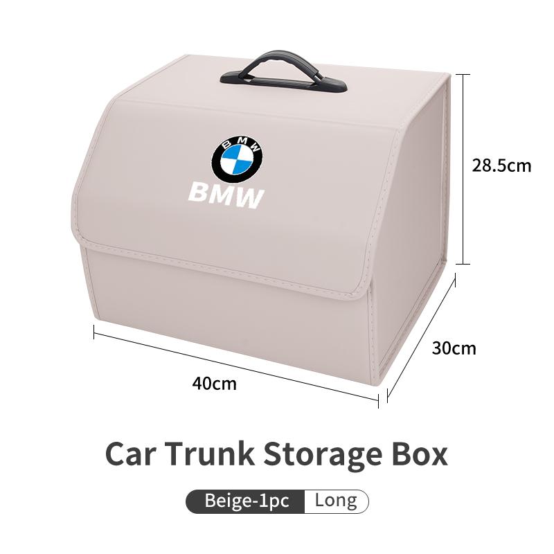 KWMBS1 2025 Hot Car Trunk Organizer Box Folding PU Auto Boot Storage Pocket For BMW E46 E90 E60 F30 F10 E39 E36 F20 E87 E90 E70 E91 G01