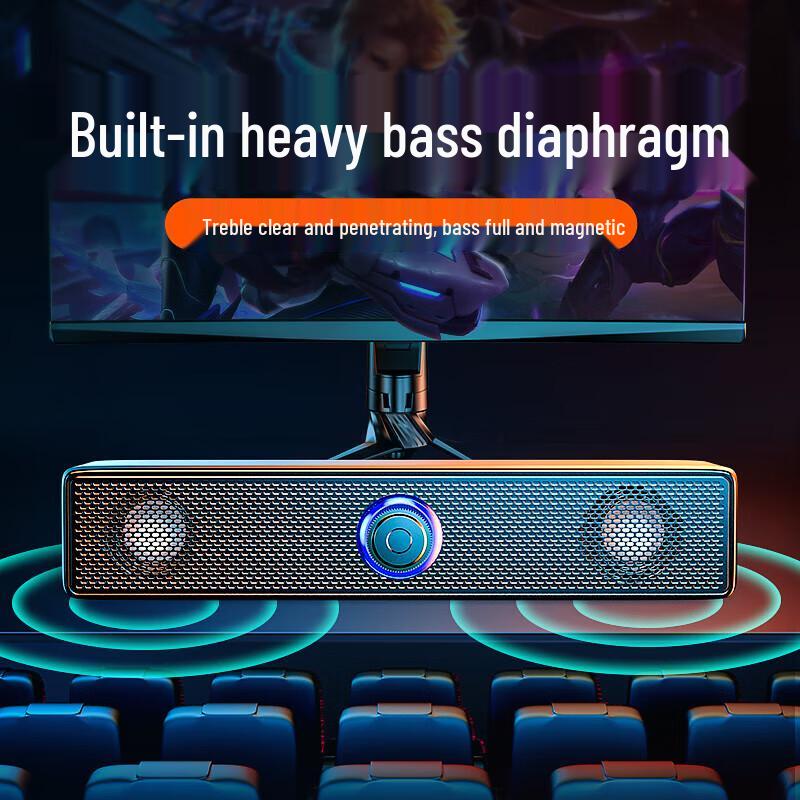 Проводная настольная звуковая панель Wanhuo с USB