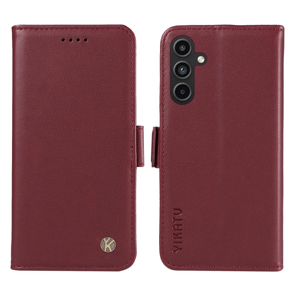 YIKATU YK-003 Для Samsung Galaxy A15 4G Кожаный чехол-кошелек с отделениями для карт Чехол для мобильного телефона Оптовая продажа