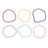 6 Pcs Stretchy Coil Necklace Sensory Kids Textured Pattern Silicone Colorful Sensory Necklace