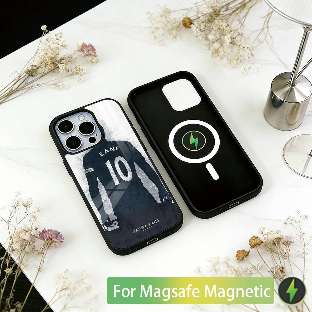 Football Star H-Harry Kane Phone Case For iPhone17,16,15,14,13,12,11 Plus,Pro Magnetic For Magsafe Wireless Charging