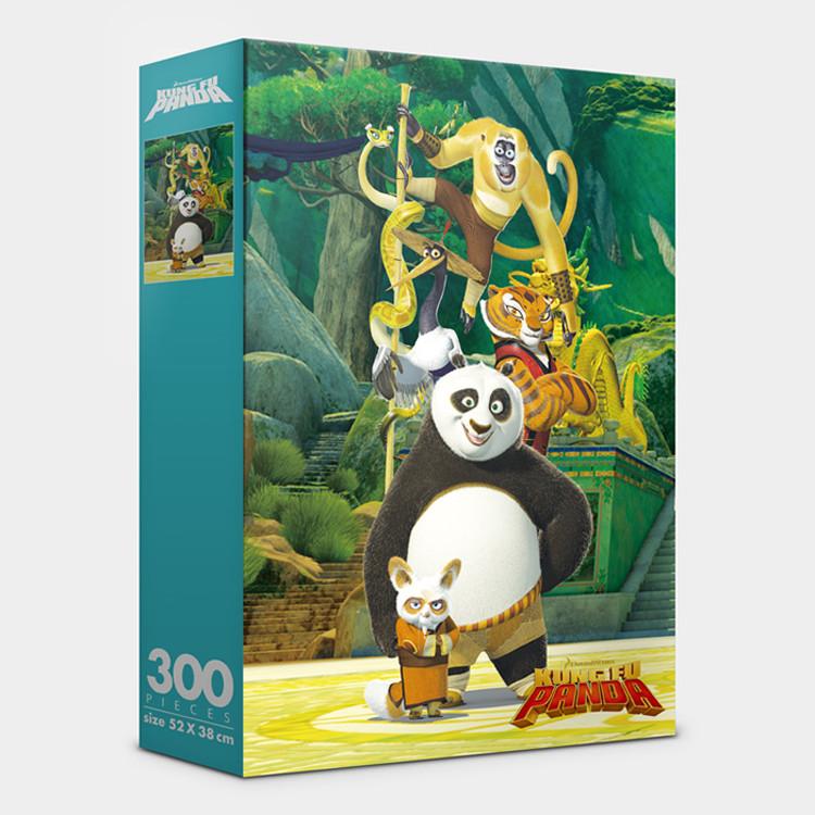 Пазл из 300 деталей - Время с Кунг-фу Пандой (большой кусок), популярная корейская головоломка