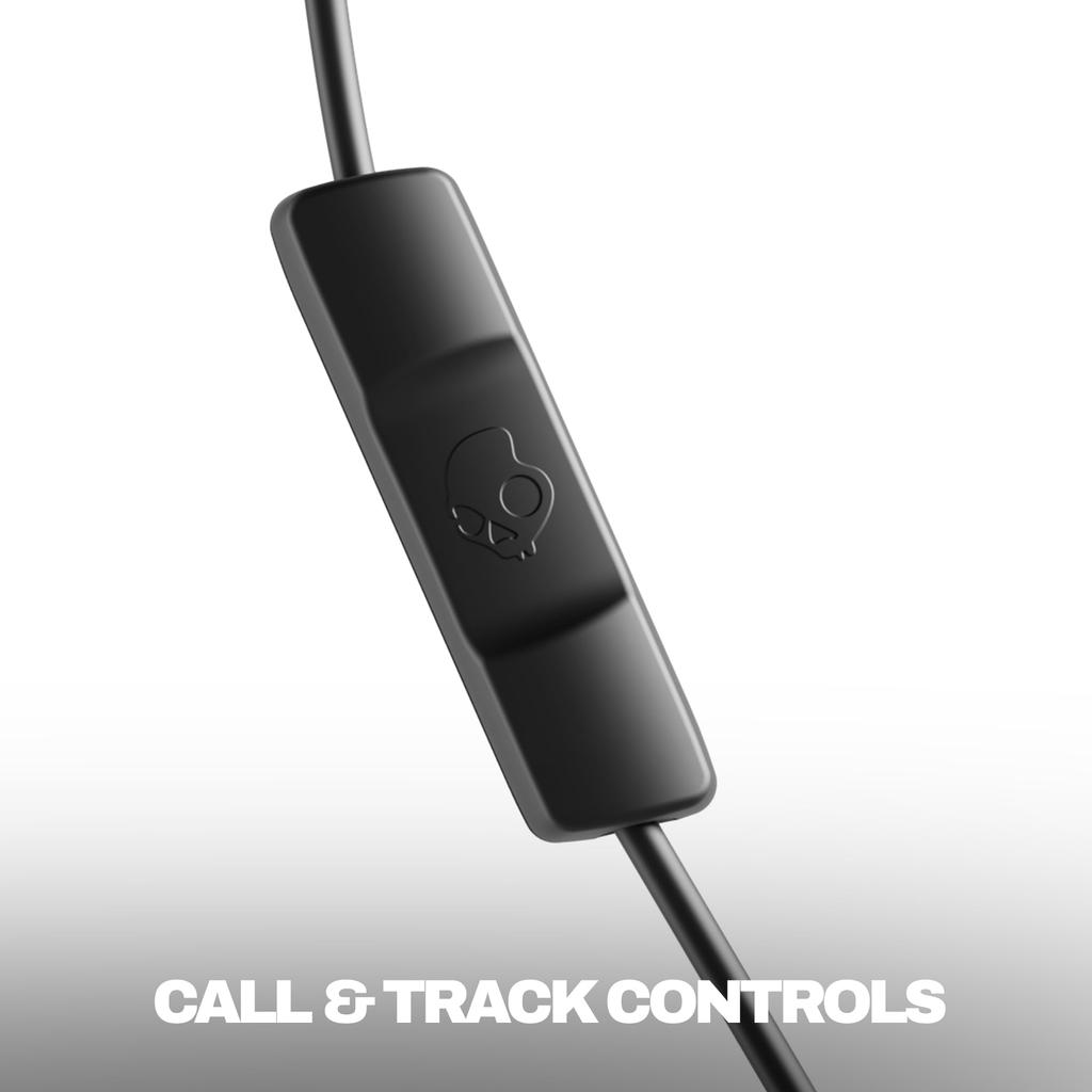 Skullcandy Jib USB-C Wired Earphones with Noise Isolation, In-Line Mic, Call and Track Controls for iPhone and Android, Includes Ear Gels, Custom Fit