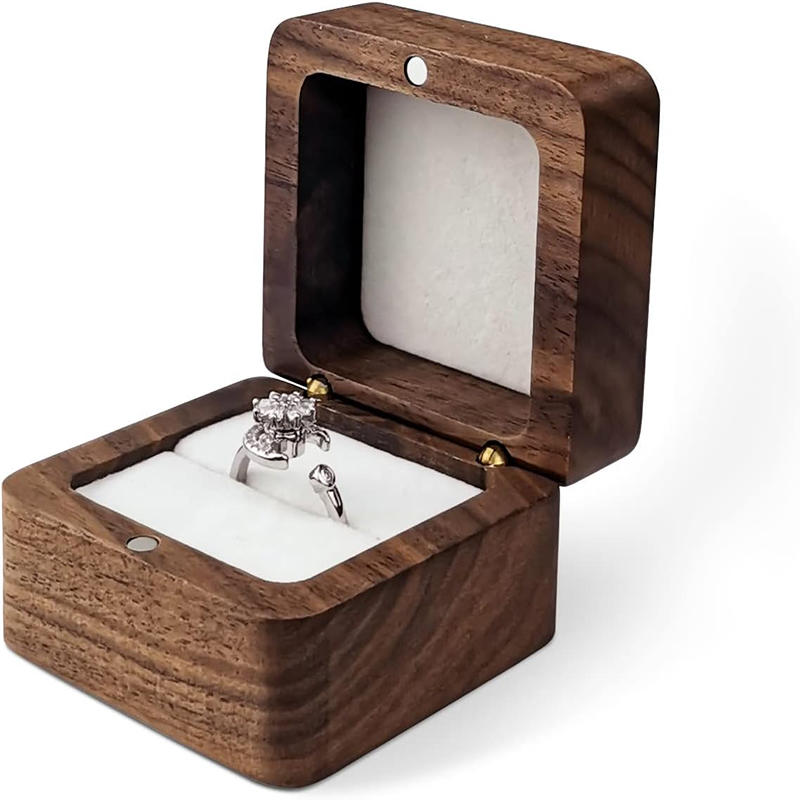 Wood Jewelry box wedding ring box Earring Rings Box Jewelry Organizer Box Luxury jewelry gift packaging Box Bracelet package