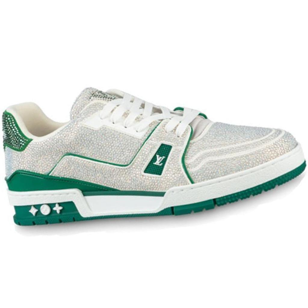 Louis Vuitton Кроссовки для тренировок 'Crystals White And Green' 1AARLE