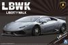 Пластиковая модель AOSHIMA Liberty Walk Series LB Works Lamborghini Huracan 1/24 No.16 Ver.2