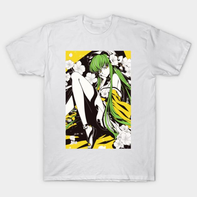 Футболка Code Geass личность Одежда Одежда на весь год Оверсайз Для пар Унисекс Y2k Короткий рукав высокое качество горячий товар