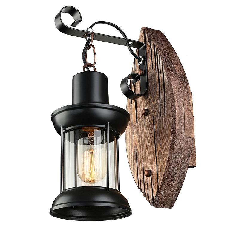 Retro Loft Style Rural Industrial Wall Lamp Wall Sconce Light Fixtures Porch Hallway Lighting