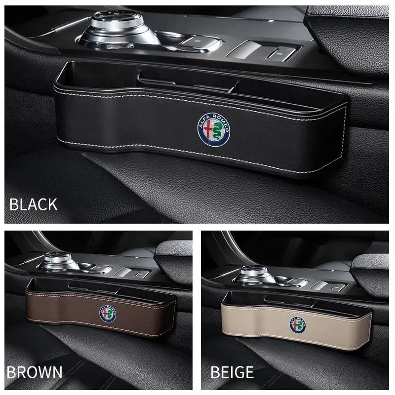 Car Seat Crevice Storage Filler Munti-functional Auto Organizer For Alfa Romeo 159 Giulietta Giulia 147 Mito 156 166 Stelvio